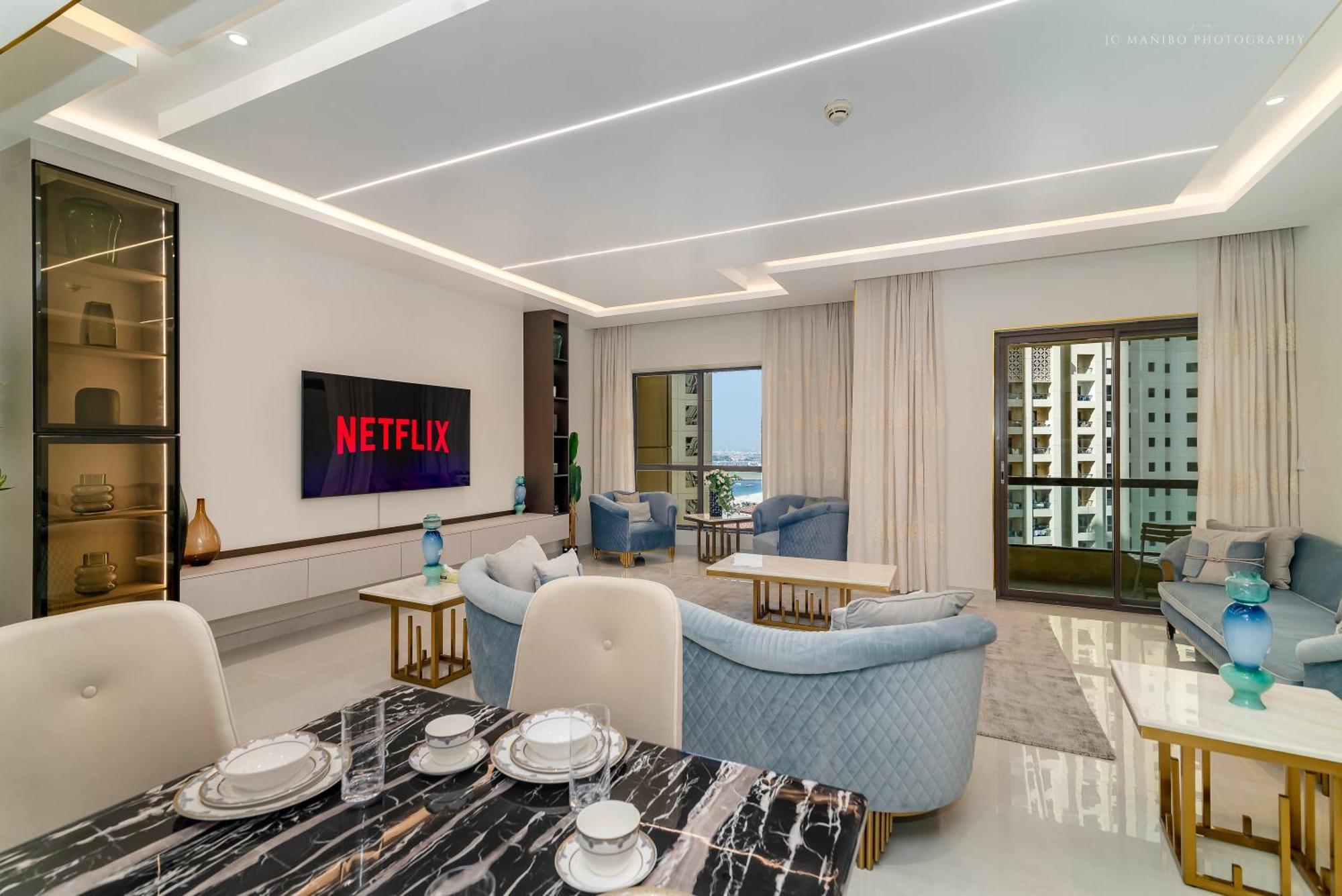 Usmans 4Bdrm Jbr Sadaf Next To Ritz Carlton Walk Apartment Дубай Екстериор снимка
